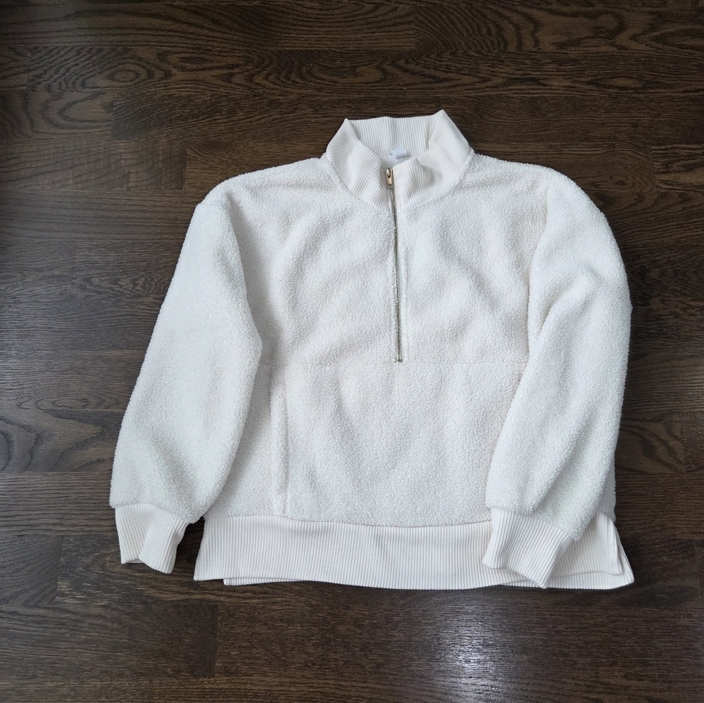Athletic Collection By 26 International Quarter-Zip Fleece Pullover Sz.L